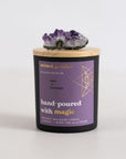 Amethyst Cluster Candle