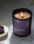 Amethyst Cluster Candle