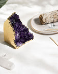 24K Gold-Plated Amethyst