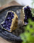 24K Gold-Plated Amethyst