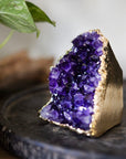 24K Gold-Plated Amethyst